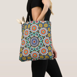 Bolso De Tela Patrón boho tradicional mosaico marroquí