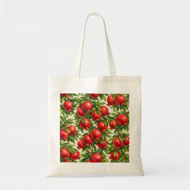 Bolso De Tela Patrón Botánico de Granada (Frente)
