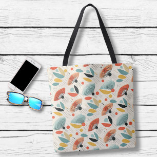 Bolso De Tela Patrón botánico retro MCM