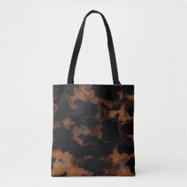 Bolso De Tela Patrón continuo de concha de tortuga, elegante con