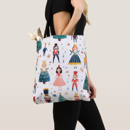 Bolso De Tela Patrón continuo del ballet de Cascanueces Navidad