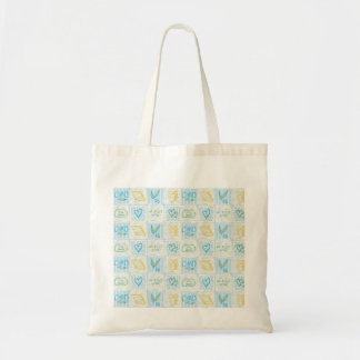 Bolso De Tela Patrón continuo estilo Amalfi decorativo