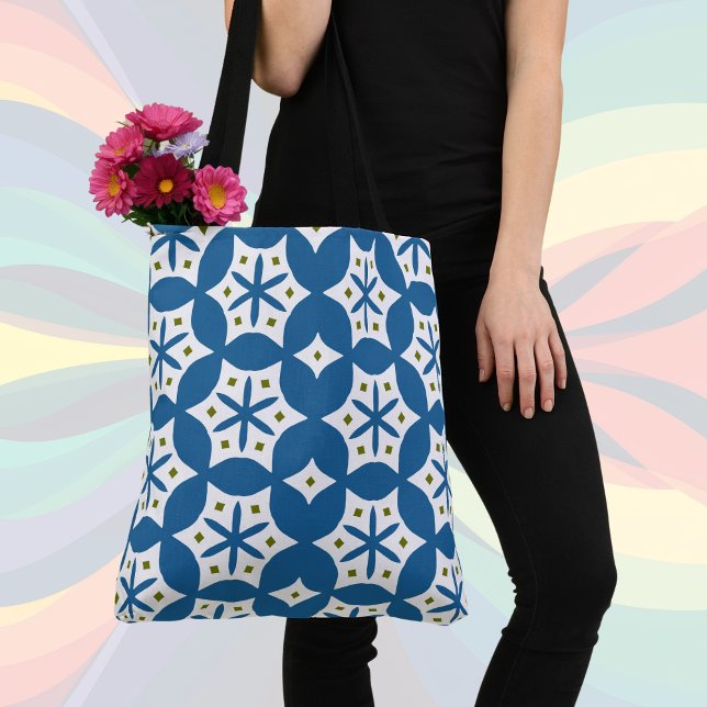 Bolso De Tela Patrón cvpa10 azul (Subido por el creador)