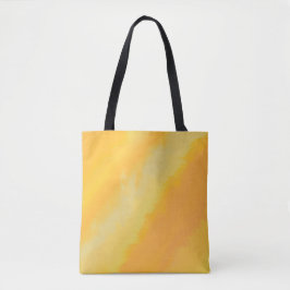 Bolso De Tela Patrón de acuarela de naranja soleada cítrica