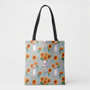 Bolso De Tela Patrón de acuarela sin igual con un color luminoso