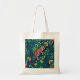 Bolso De Tela Patrón de animal de selva exuberante