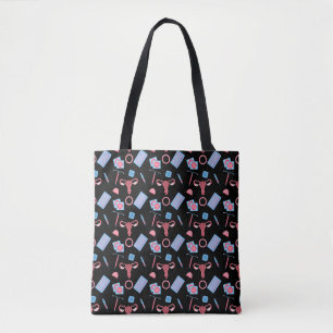 Bolso De Tela Patrón de anticoncepción feminista