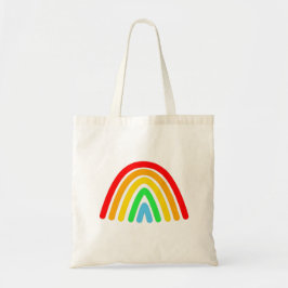 Bolso De Tela Patrón de arco iris moderno