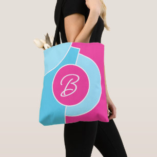 Bolso De Tela Patrón de arte de círculos abstractos chic diverti