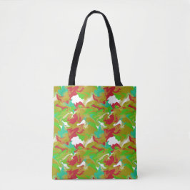 Bolso De Tela Patrón de arte líquido abstracto ambiente festivo