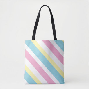 Bolso De Tela Patrón de bandas de colores de Guay