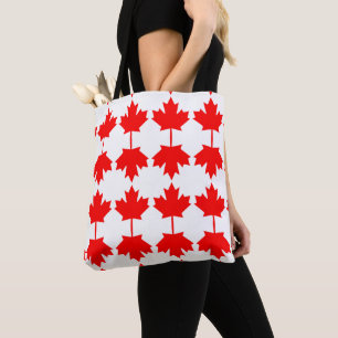 Bolso De Tela Patrón de bandera de Canadá