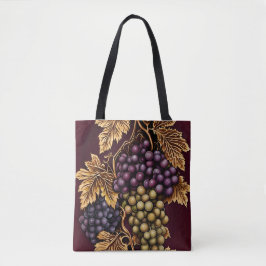 Bolso De Tela Patrón de batido de uvas