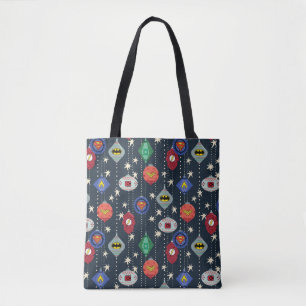 Bolso De Tela Patrón de bauble de vacaciones de la Liga de la Ju