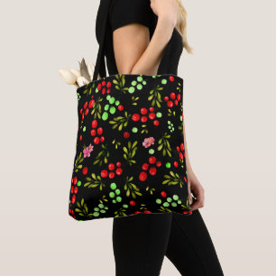 Bolso De Tela Patrón de Berries