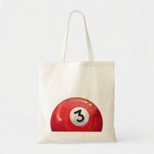 Bolso De Tela Patrón de bolas de tres billares