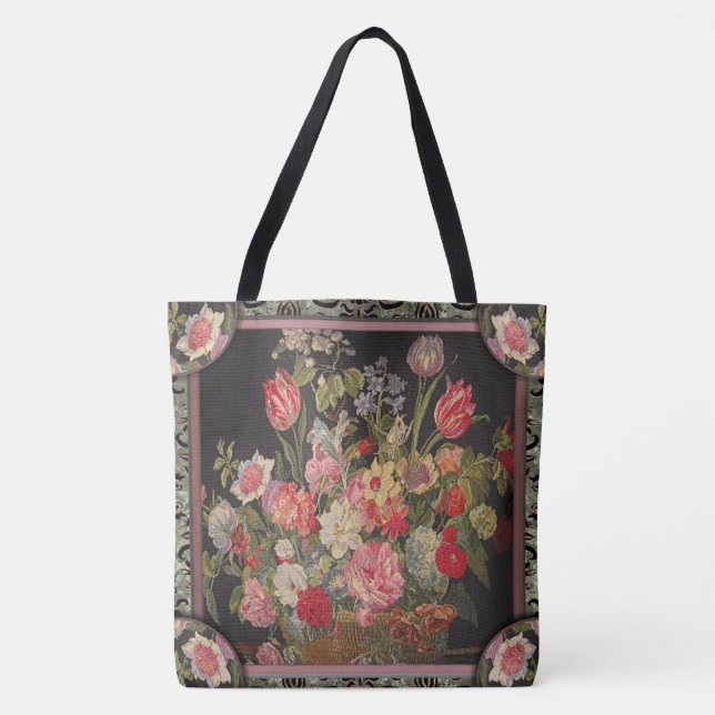 Bolso De Tela Patrón de Bonito floral de Jaquesbloom (Anverso)