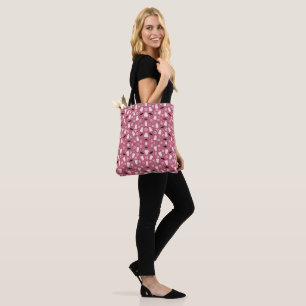 Bolso De Tela Patrón de boo y murciélago de Halloween
