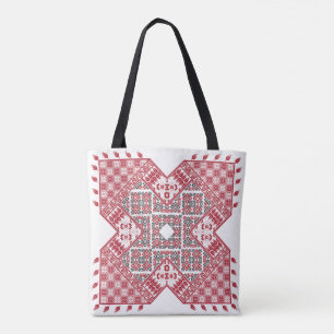 Bolso De Tela Patrón de bordado palestino