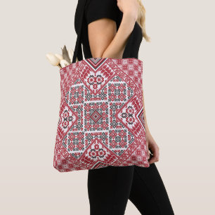 Bolso De Tela Patrón de bordado palestino 2
