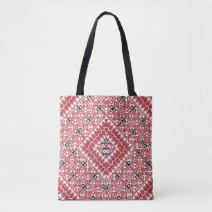 Bolso De Tela Patrón de bordado palestino 3