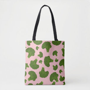 Bolso De Tela Patrón de brócoli