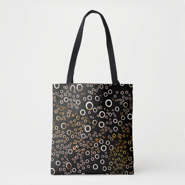 Bolso De Tela Patrón de burbujas (Anverso)