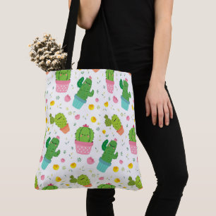 Bolso De Tela Patrón de cactus