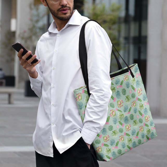 Bolso De Tela Patrón de Cactus salvaje (Subido por el creador)