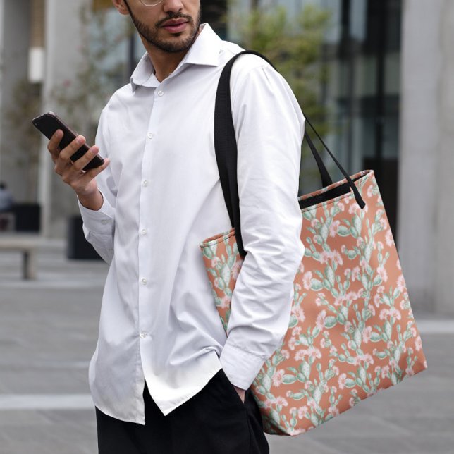 Bolso De Tela Patrón de Cactus salvaje (Subido por el creador)