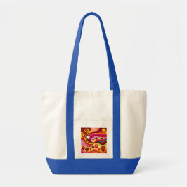 Bolso De Tela Patrón de café y muffins