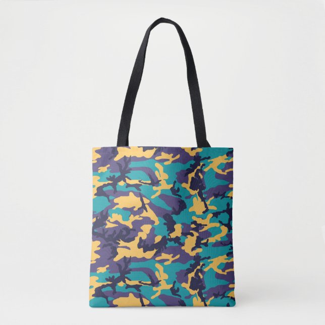 Bolso De Tela Patrón de Camo de verano medio (Anverso)