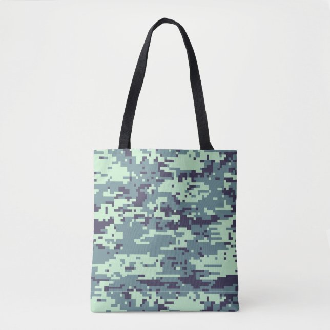 Bolso De Tela Patrón de camo digital en el Ártico (Anverso)