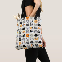 Patrón de caras de gato | Guay Kitty Cat Lover