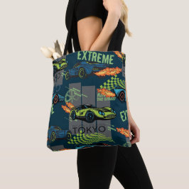 Bolso De Tela Patrón de carreras callejeras en Tokio