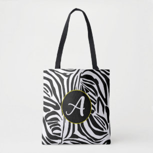 Bolso De Tela Patrón de cebra