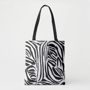 Bolso De Tela Patrón de cebra
