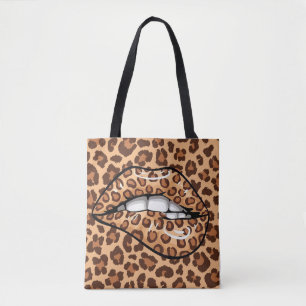 Bolso De Tela Patrón de cheetah con manchas de leopardo