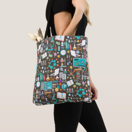 Bolso De Tela Patrón de ciencia / química
