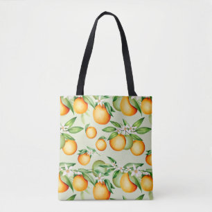 Bolso De Tela Patrón de cítricos