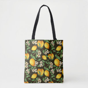 Bolso De Tela Patrón de cítricos