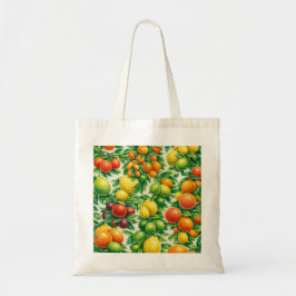 Bolso De Tela Patrón de Cítricos Mezclados