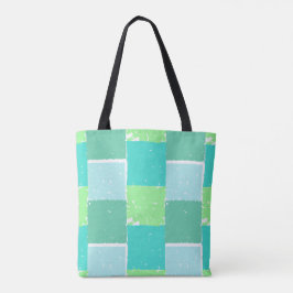 Bolso De Tela Patrón de colores de la Casa de la Moneda Verde Aq
