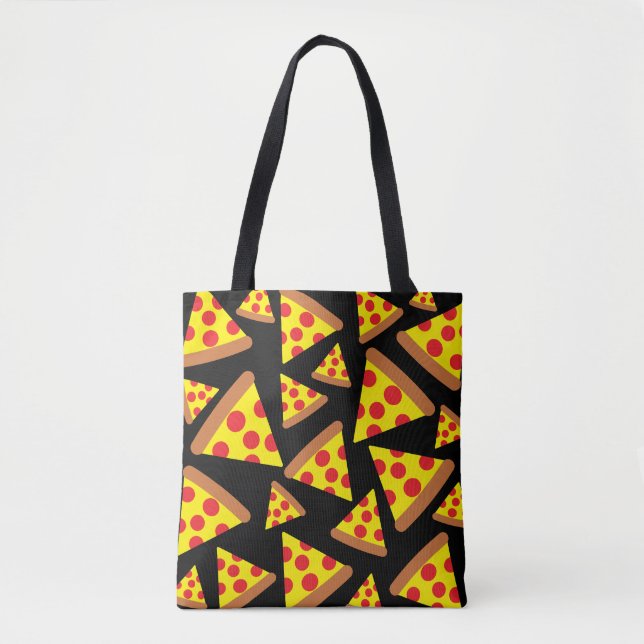 Bolso De Tela Patrón de corte de pizza (Anverso)