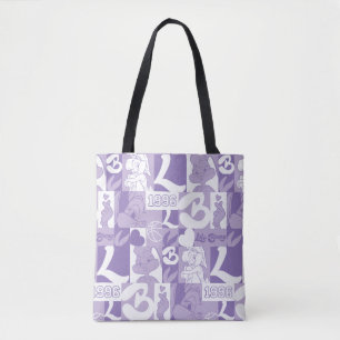 Bolso De Tela Patrón de cuadrícula Lola '96
