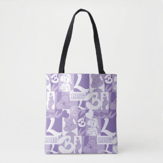 Bolso De Tela Patrón de cuadrícula Lola '96