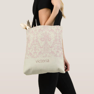 Bolso De Tela Patrón de Damasco Delicado
