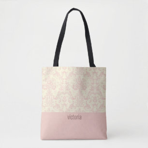 Bolso De Tela Patrón de Damasco Delicado