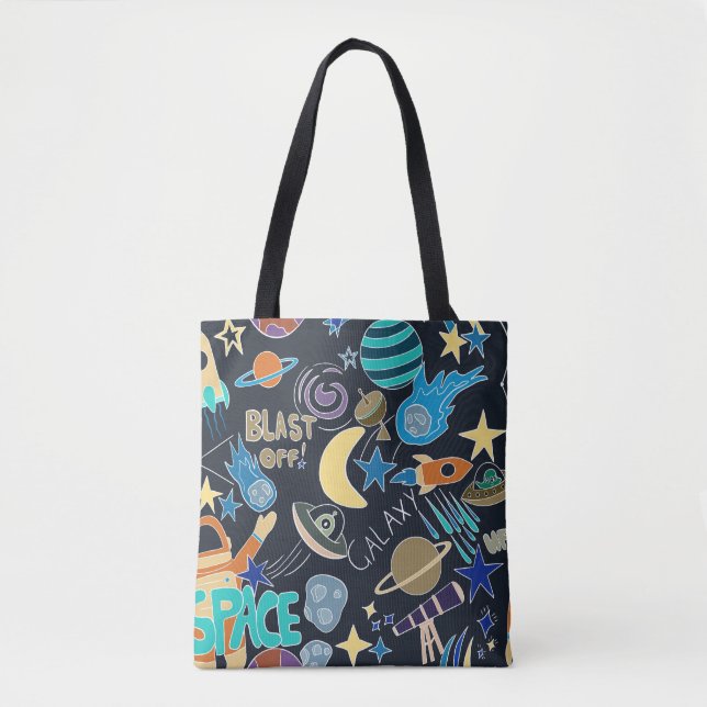 Bolso De Tela Patrón de dibujos y modelos de dibujos (Anverso)