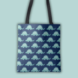 Bolso De Tela Patrón de dinosaurio Stegosaurus